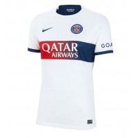 Camisa de time de futebol Paris Saint-Germain Nuno Mendes #25 Replicas 2º Equipamento Feminina 2023-24 Manga Curta